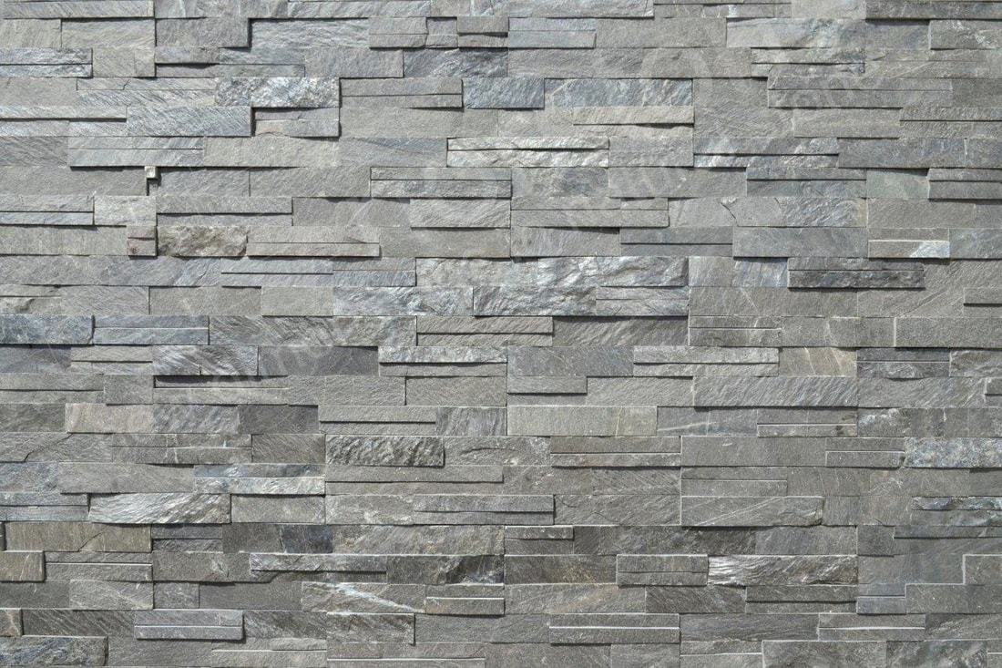 Feature Wall of Norstone Slim Line Charcoal Color